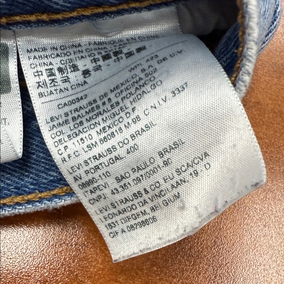 Levi's Light Blue Jean Cut-offs W 29 - Picture 9 of 12